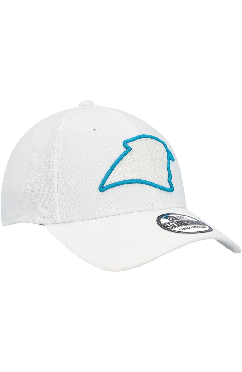 New Era Men's New Era White Carolina Panthers Team White Out 39THIRTY Flex Hat, Alternate, color, 