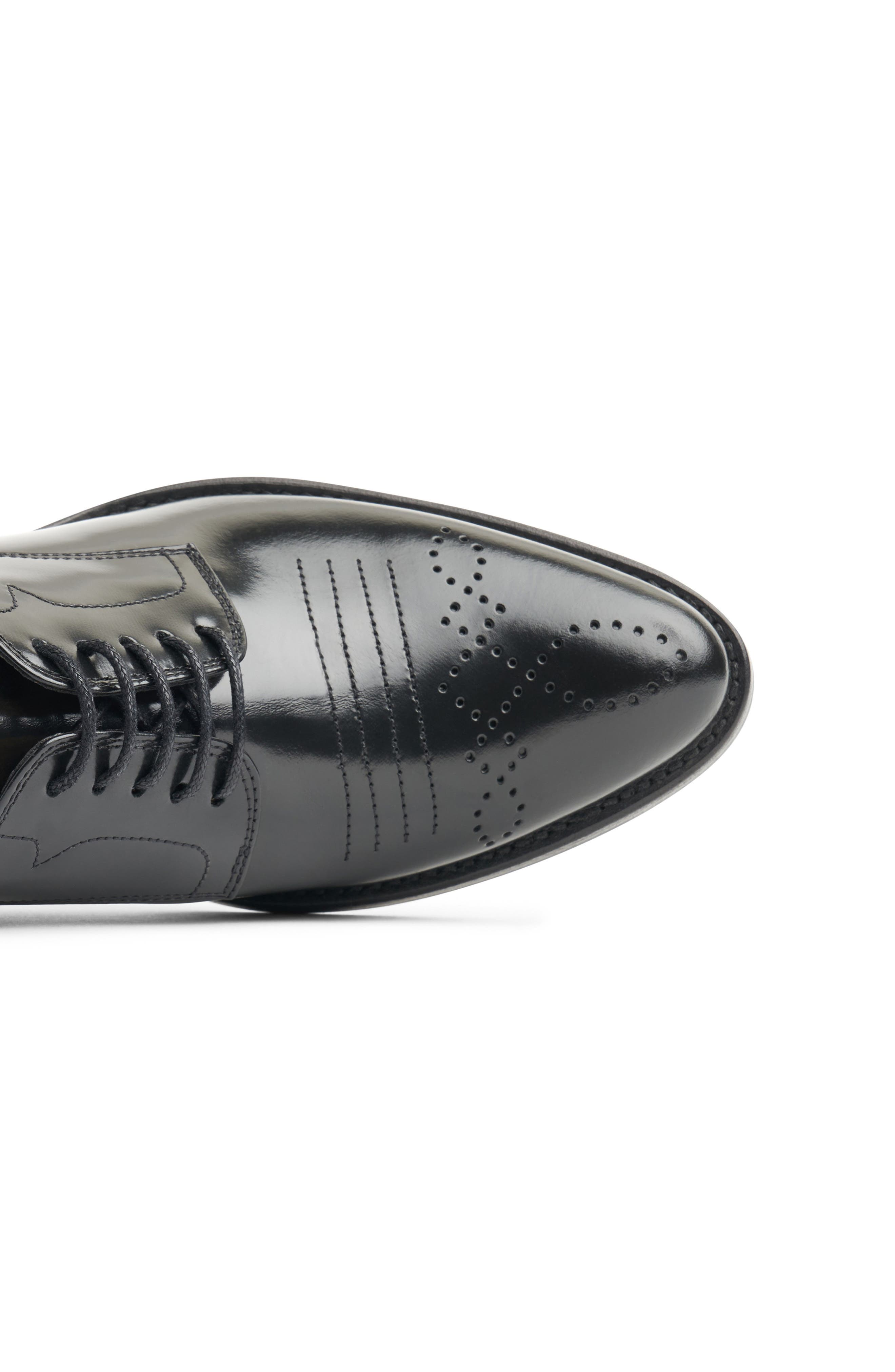 Miss Button Midheel Oxford, Alternate, color, BLACK