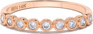 H.J. Namdar Bezel Diamond Stacking Ring - 0.24ct.