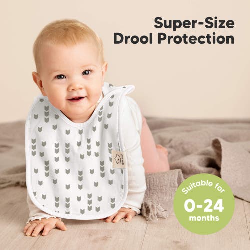 Keababies 8-pack Hallo Drool Bibs In Multi