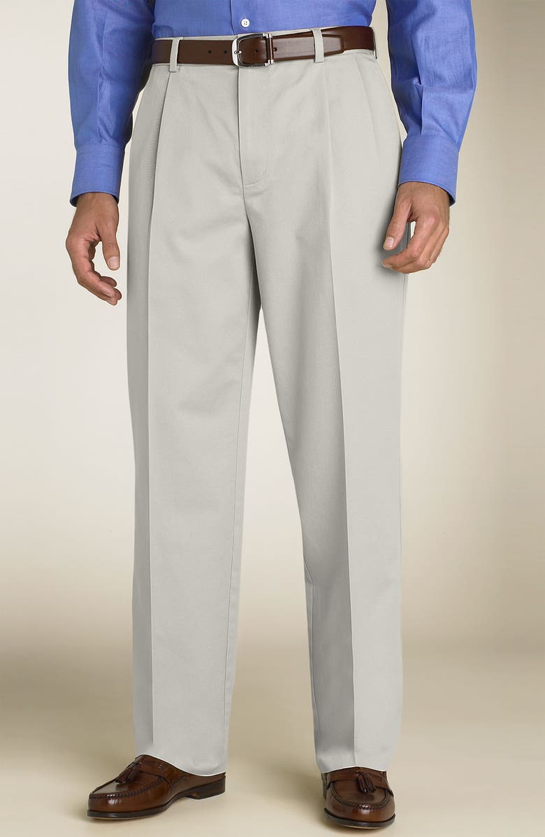 Nordstrom Smartcare<sup>™</sup> Double Pleated Pants, Main, color, 