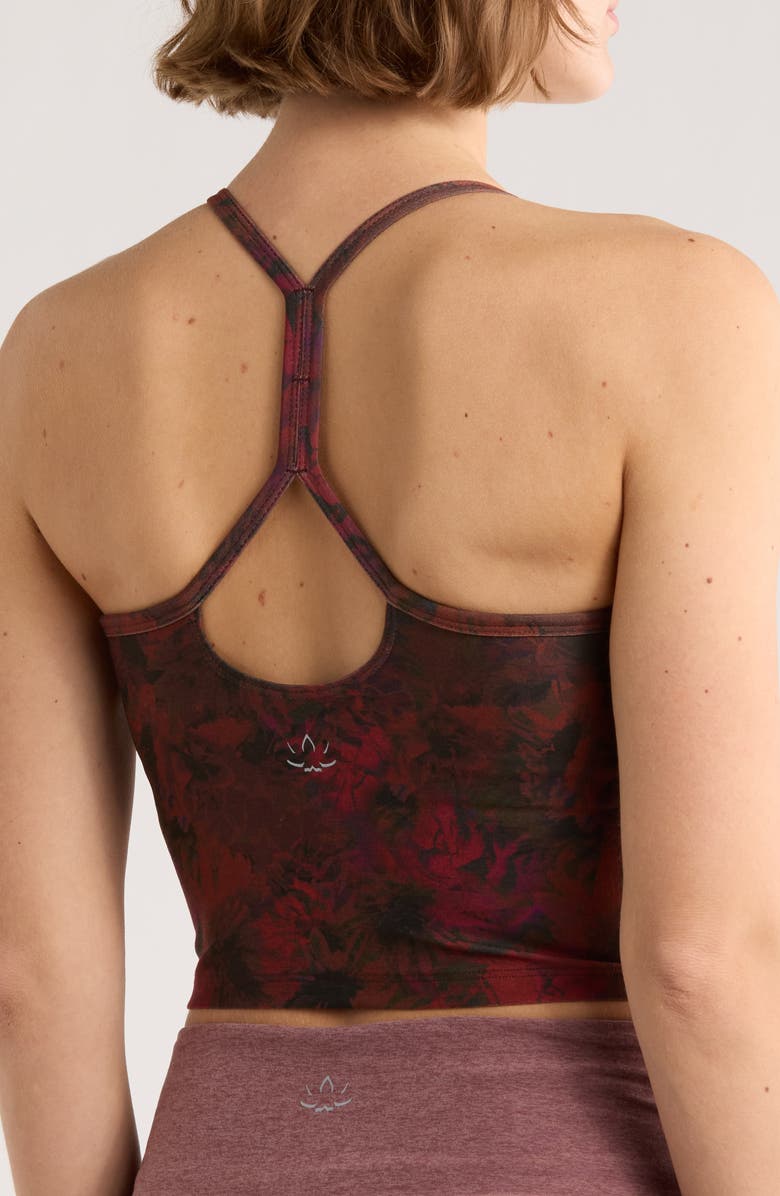 Beyond Yoga Space Dye Racerback Tank, Alternate, color, Midnight Floral