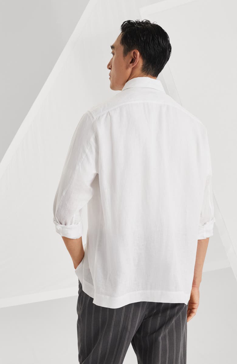 Brunello Cucinelli Linen guayabera, Alternate, color, 