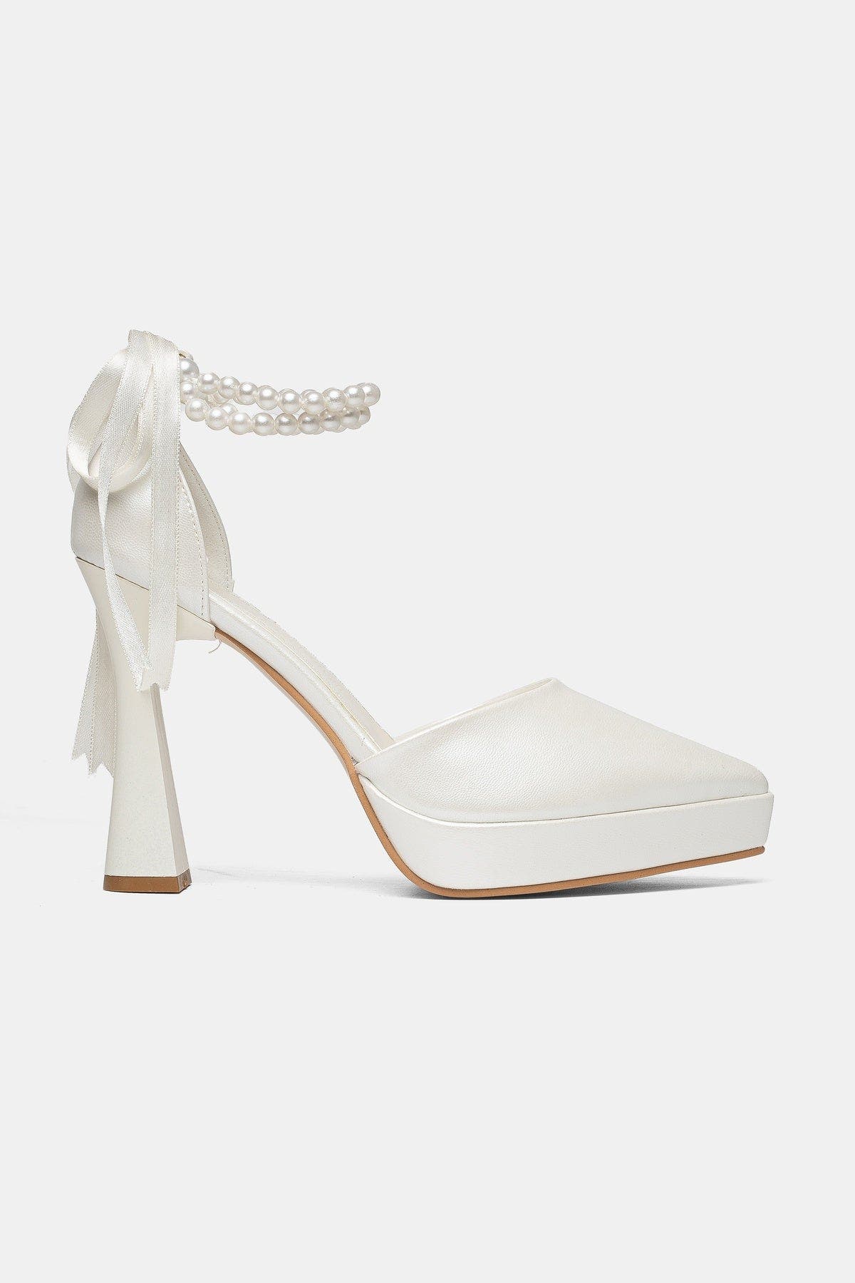 Vanice Pearl Bridal High Heel Pump, Alternate, color, Ivory