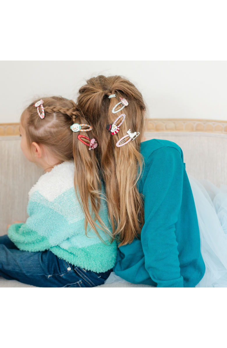 Daydream Society Blizzard Buddies Snowman Hair Clip Set, Alternate, color, Assorted Pre-Pack