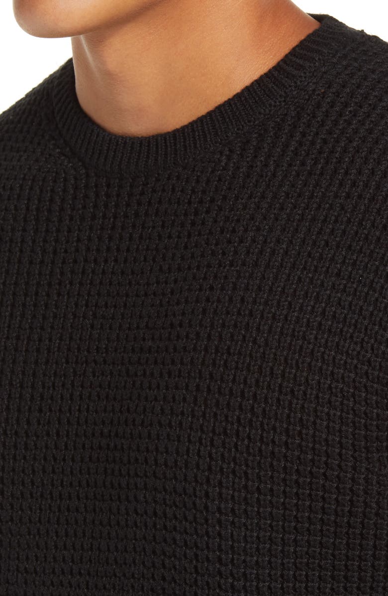 Liverpool Los Angeles Liverpool Shaker Stitch Crewneck Sweater, Alternate, color,