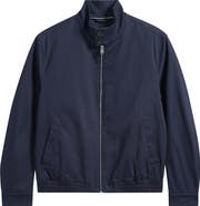 BOSS H-Coiner Cotton Blend Bomber Jacket
