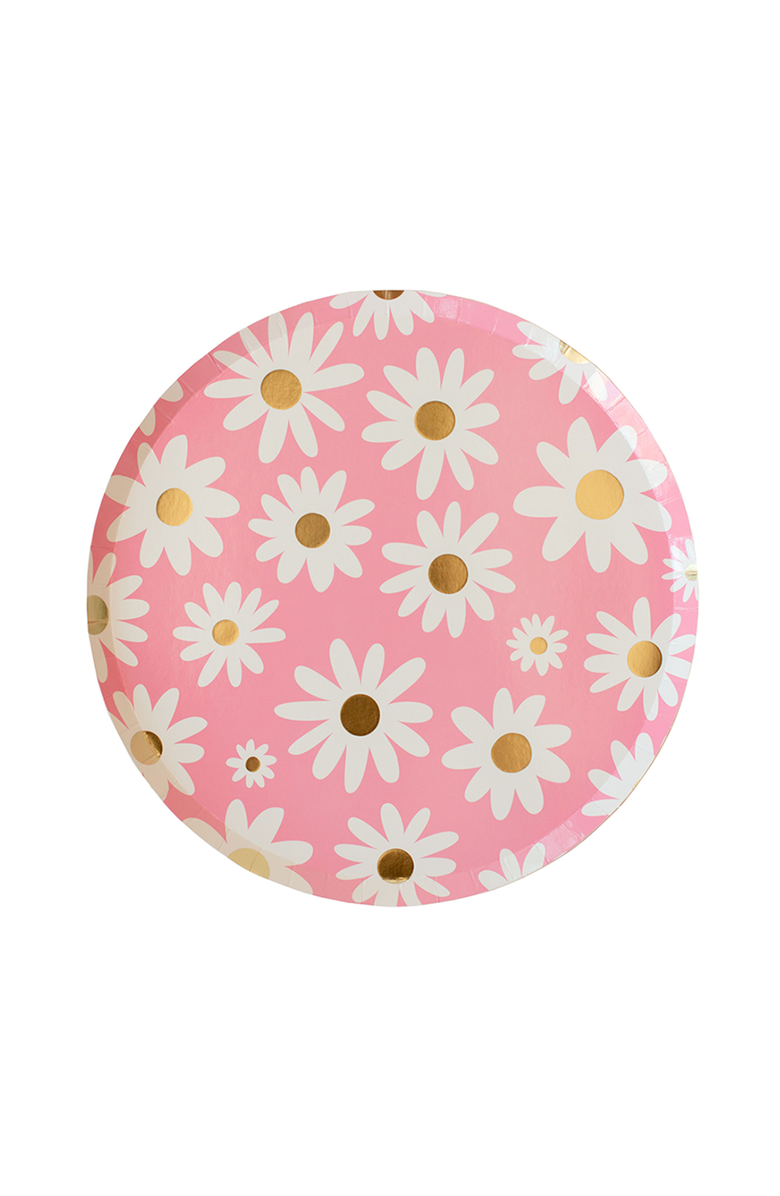 Jollity & Co Peace & Love Daisy Dinner Plates, Main, color, Assorted Pre-Pack