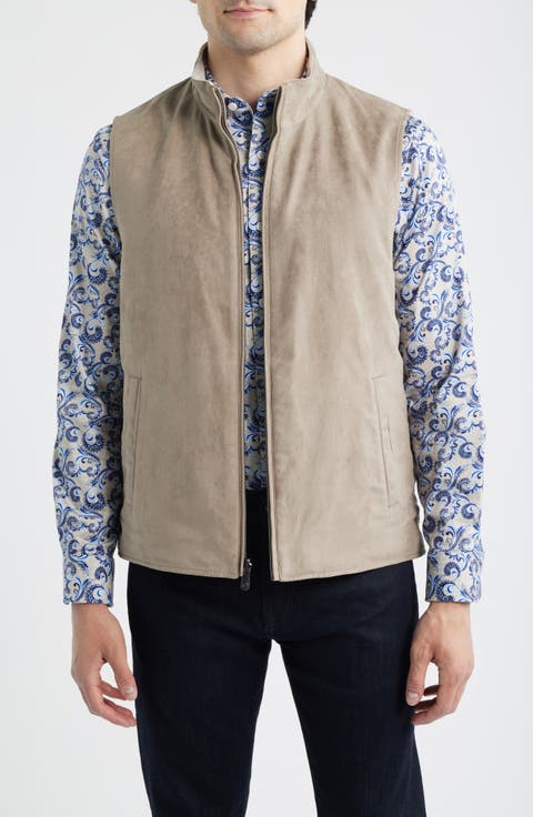 Reversible Faux Suede Vest