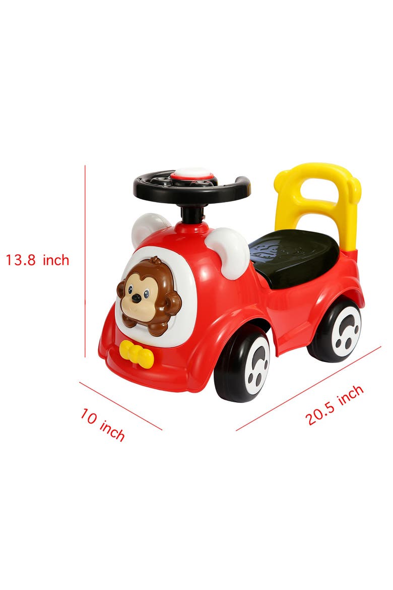 Foot To Floor Rideon Car W/ Music, Alternate, color, Multicolored