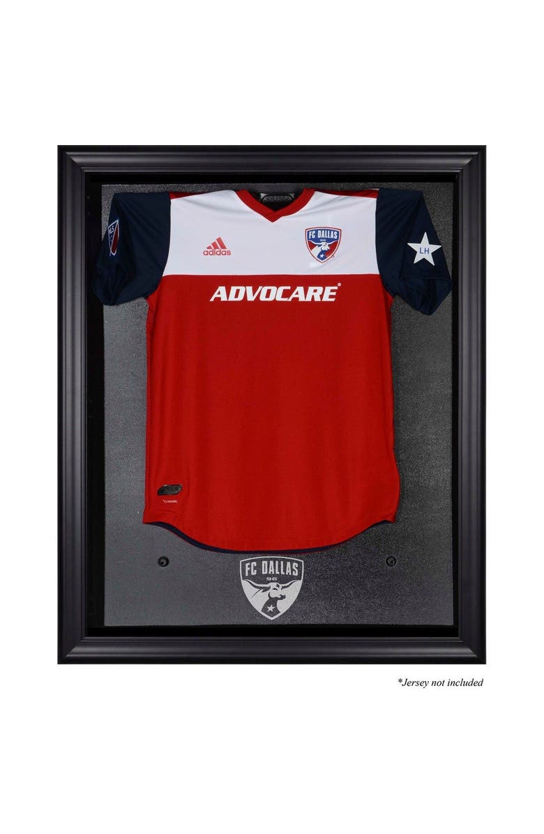 FANATICS AUTHENTIC FC Dallas Black Framed Team Logo Jersey Display Case, Main, color, 