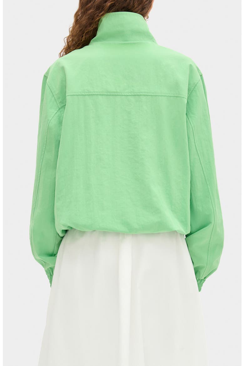 Rain Popover Track Top, Alternate, color, GREEN