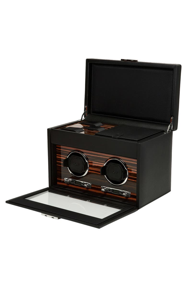 WOLF Roadster Double Watch Winder with Storage, Alternate, color,