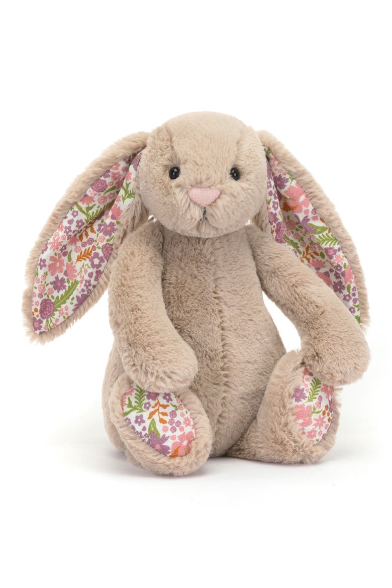 Blossom Beige Bunny Petal Small Plushie, Main, color, BEIGE