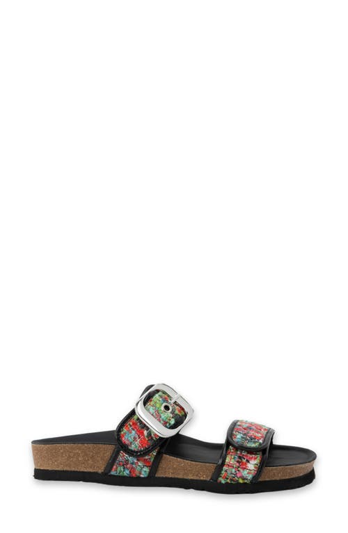 Naot Nashville Double Band Slide Sandal In Multi
