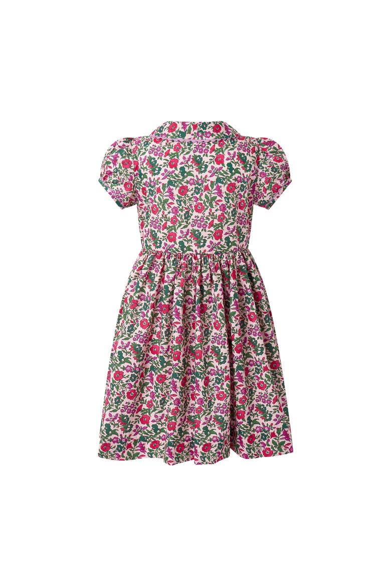 Pink Floral Button-Front Dress, Alternate, color, Pink