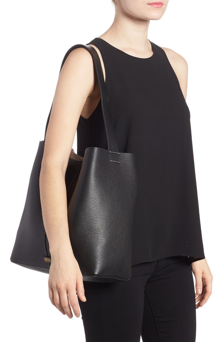 Frances Valentine Large Leather Shoulder Bag, Alternate, color,