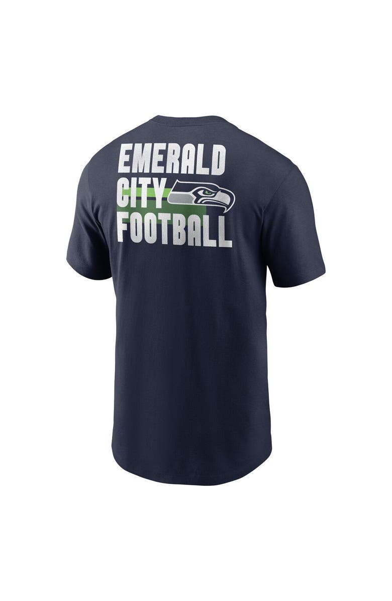 Nike Men's Nike College Navy Seattle Seahawks Blitz Essential T-Shirt, Alternate, color, Navy