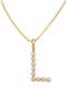  Gold Vermeil Initial L