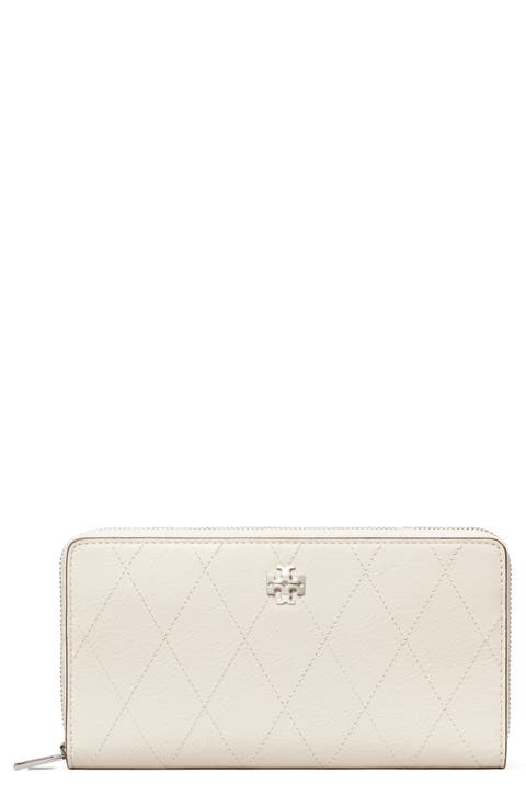 Charlie Leather Continental Zip Wallet