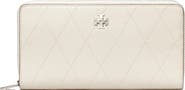 Tory Burch Charlie Leather Continental Zip Wallet