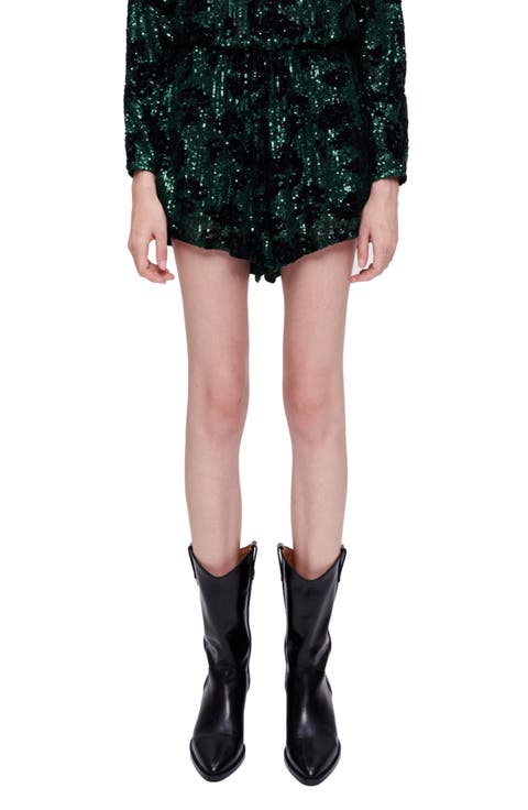 Iletie Sequin Shorts