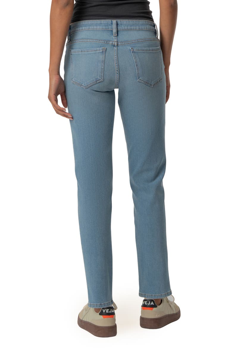 Stevie Mid Rise Straight Leg Jeans, Alternate, color, CERTIFY