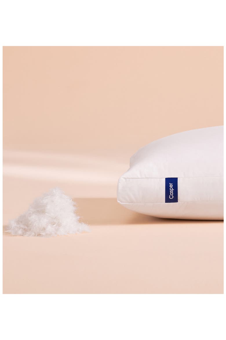 Down Pillow, Alternate, color, WHITE