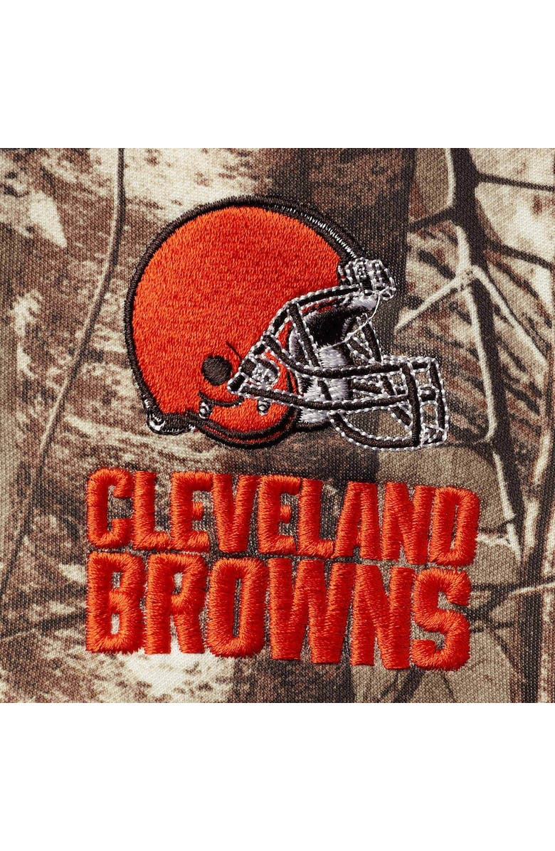DUNBROOKE Men's Dunbrooke Realtree Camo Cleveland Browns Trophy Tech Fleece Full-Zip Hoodie, Alternate, color, Realtree Camo