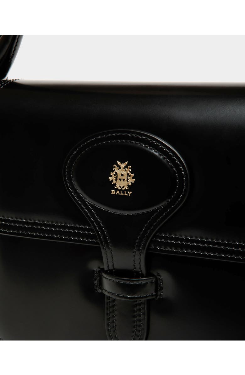 Bally Beckett Minibag In Brushed Leather, Alternate, color, Black