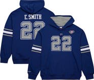 Mitchell & Ness Men's Mitchell & Ness Emmitt Smith Navy Dallas Cowboys Retired Player Name & Number Pullover Hoodie
