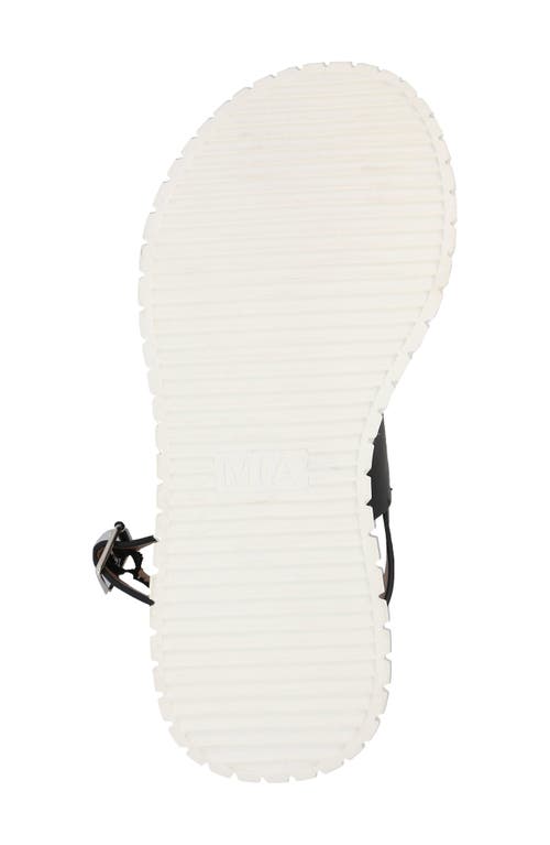 Shop Mia Yuna Espadrille Platform Wedge In Black