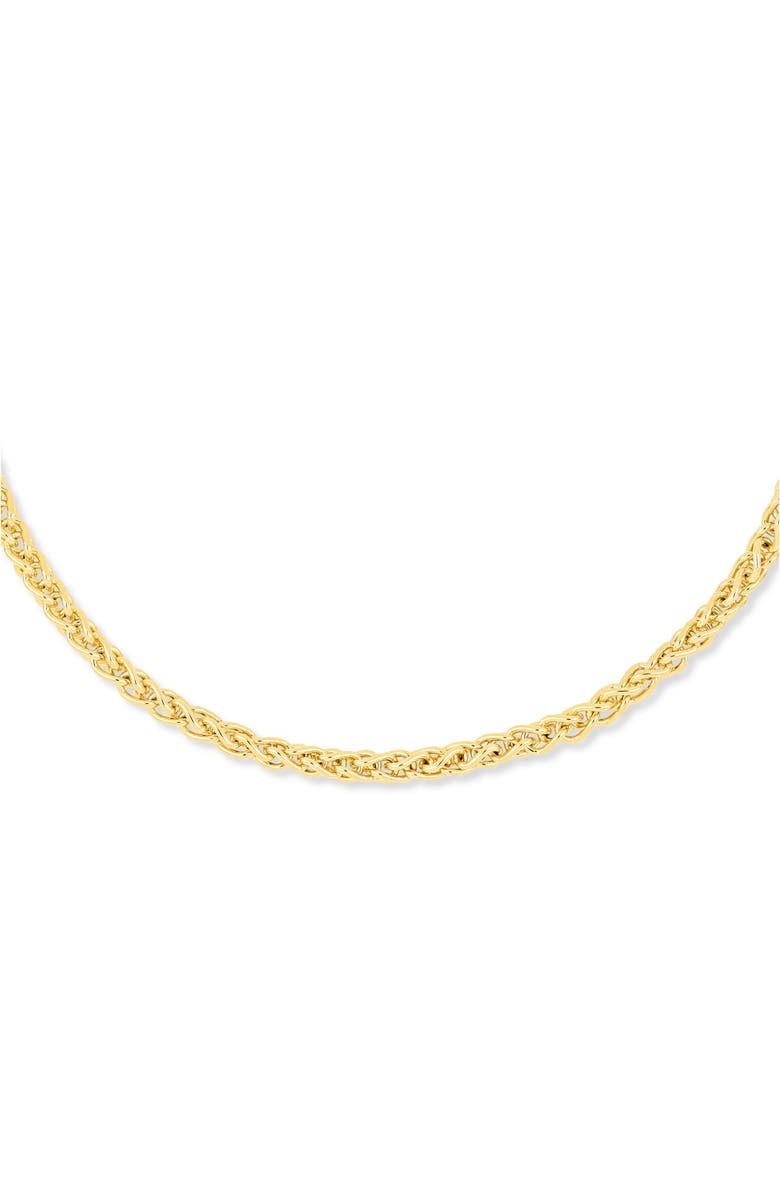 Bony Levy 14K Gold Wheat Chain Bracelet, Alternate, color, 14K Yellow Gold