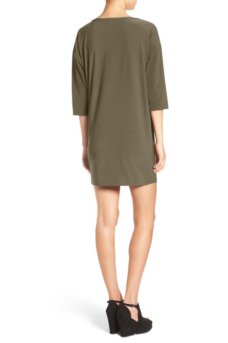 Dolman Dress, Alternate, color, OLIVE SARMA