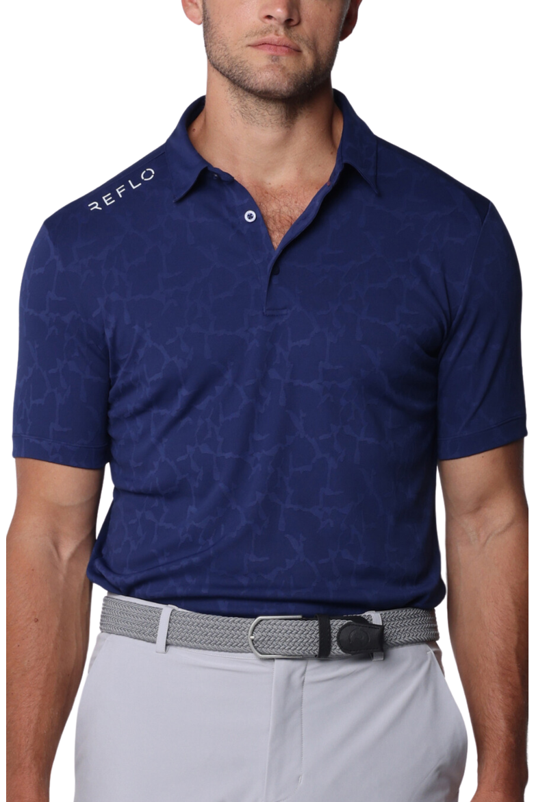 Yamuna 100% Recycled Material Polo, Main, color, Deep Navy