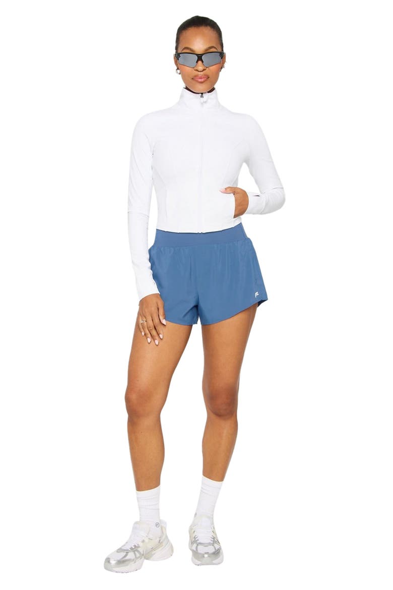 Perfect Storm Cropped Train Jacket, Alternate, color, Classic White