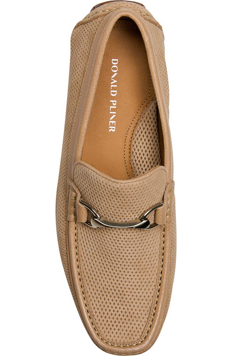 Donald Pliner Textured Horsebit Loafer, Alternate, color, Camel