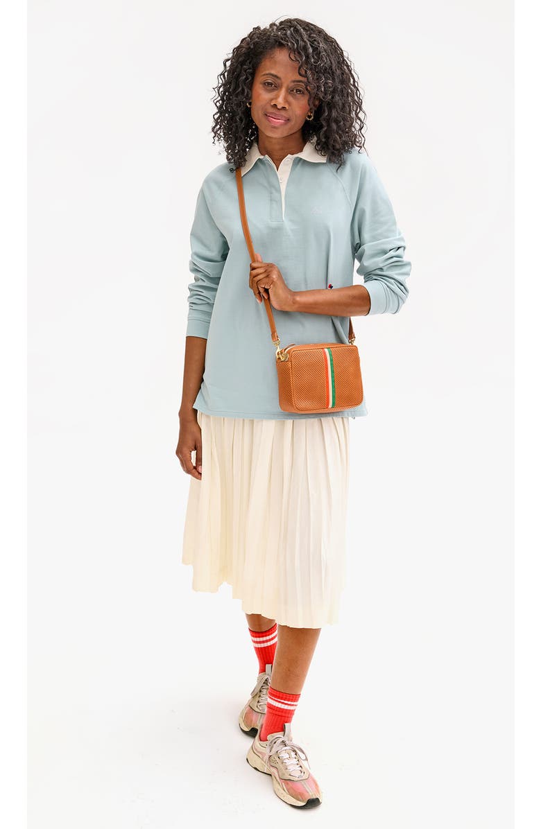 Clare V. Midi Sac Leather Crossbody Bag, Alternate, color,