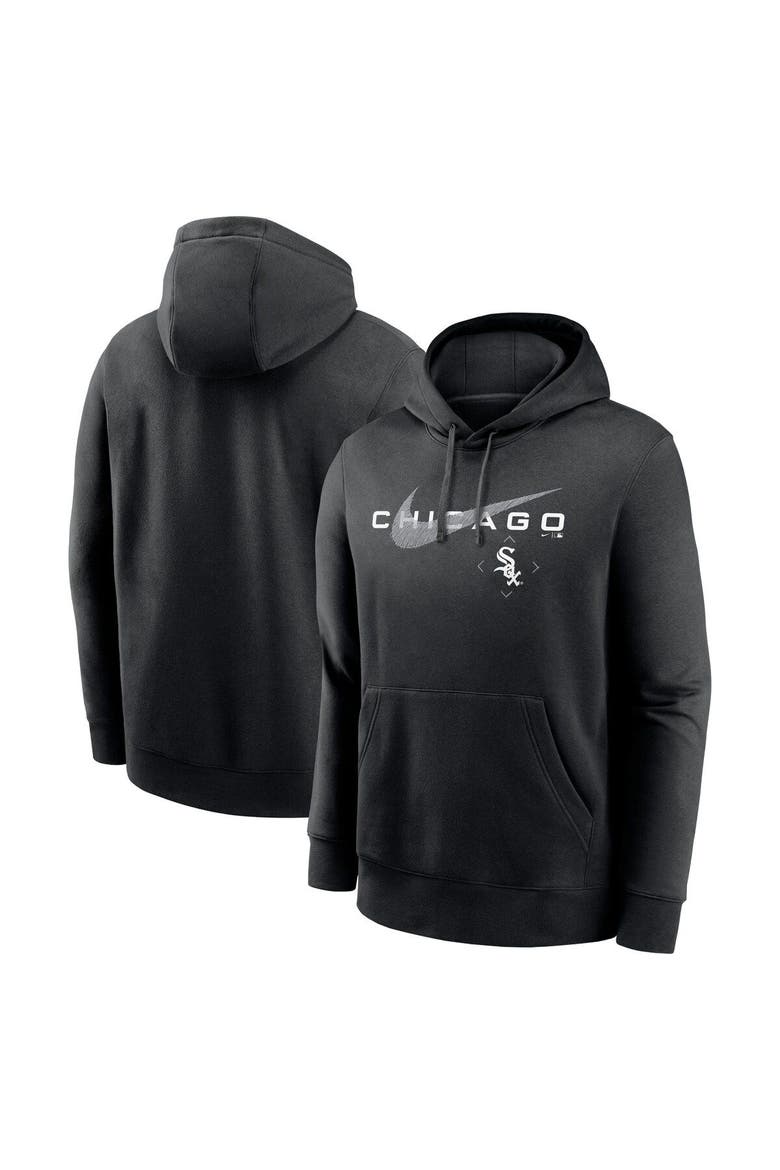 Men's Nike Black Chicago White Sox Big & Tall Over Arch Pullover Hoodie, Main, color, Black