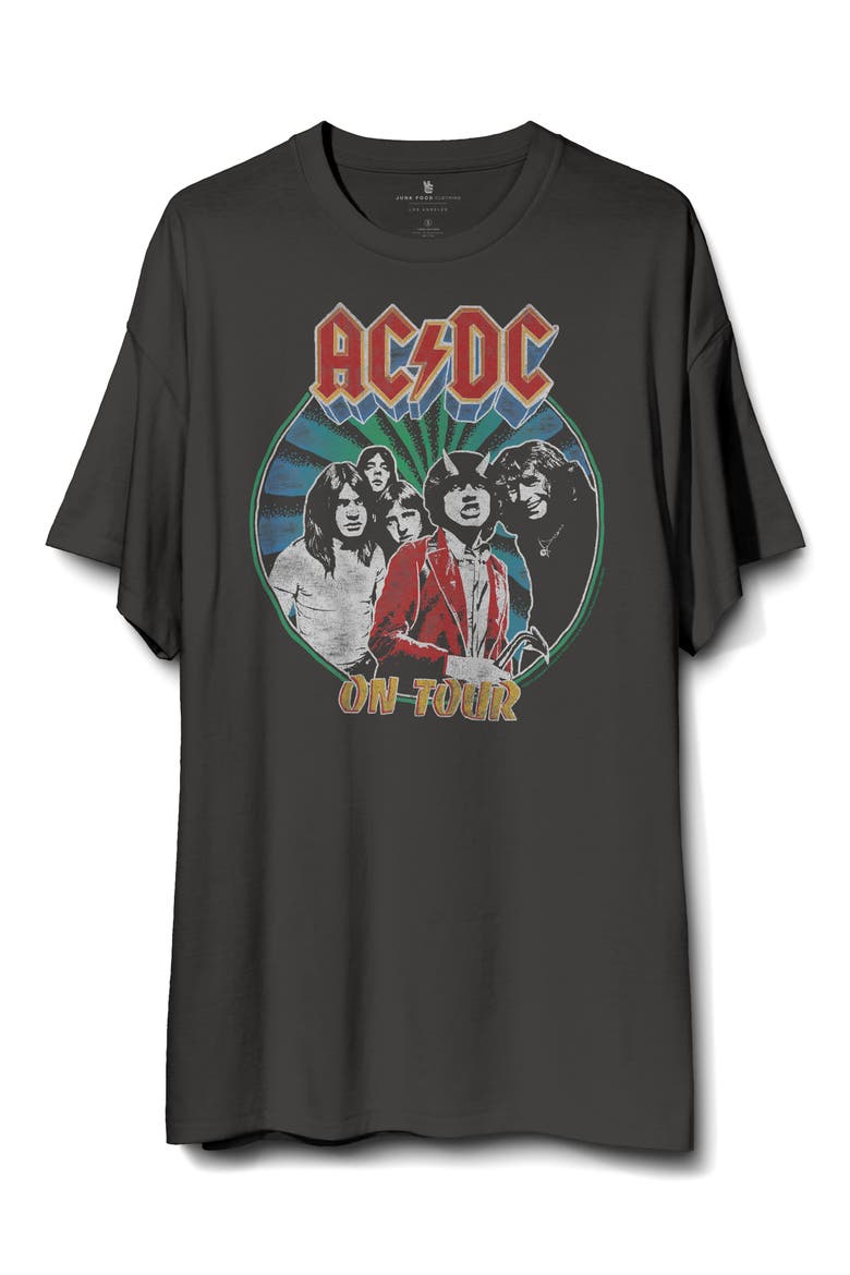 AC/DC On Tour Graphic T-Shirt, Alternate, color, VINTAGE BLACK