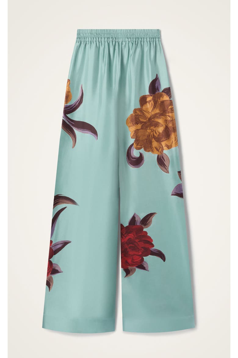 Palazzo Pants, Alternate, color, Peony Placée Light Blue