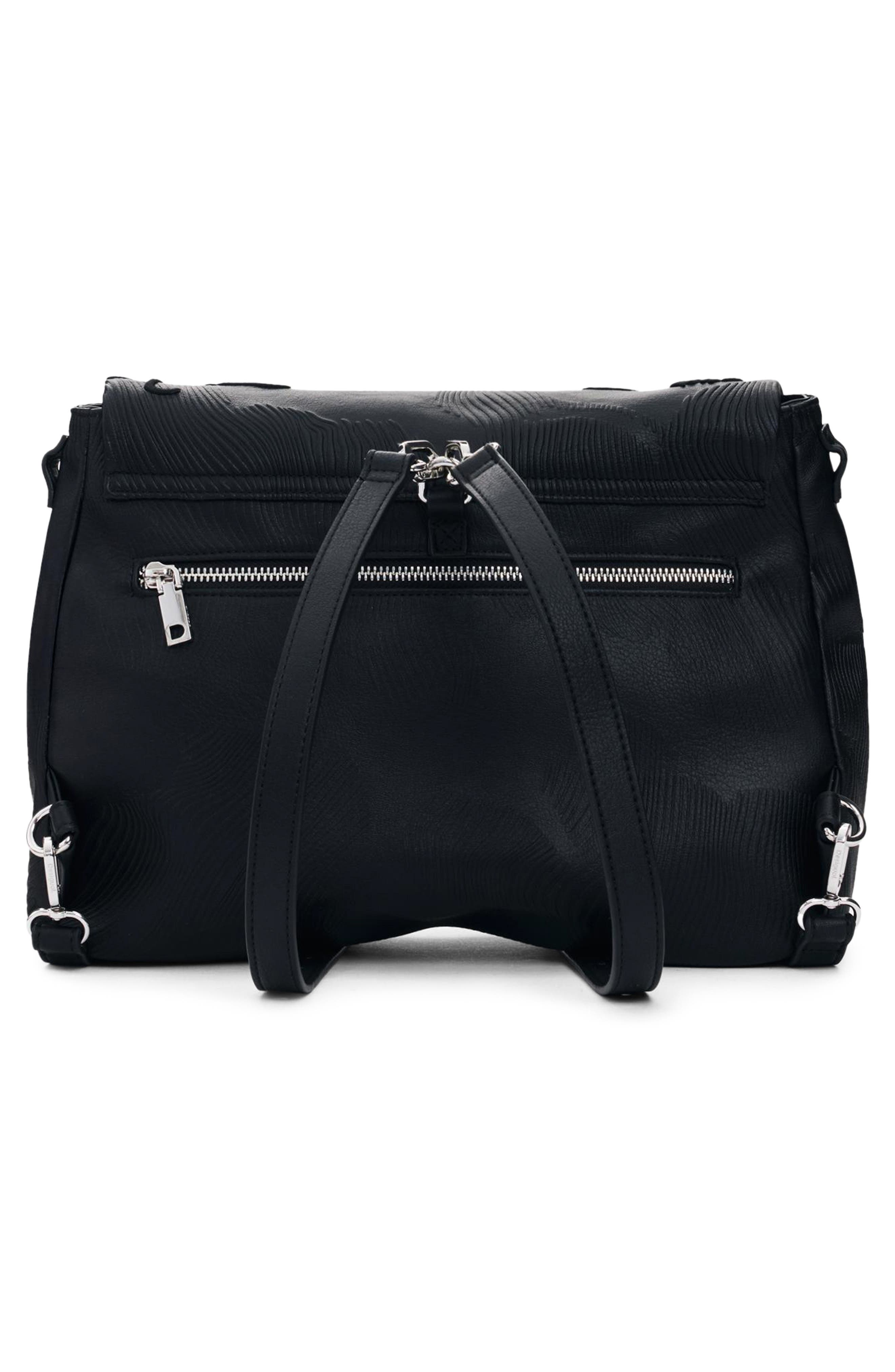 Desigual Medium Convertible Faux Leather Backpack, Alternate, color, 