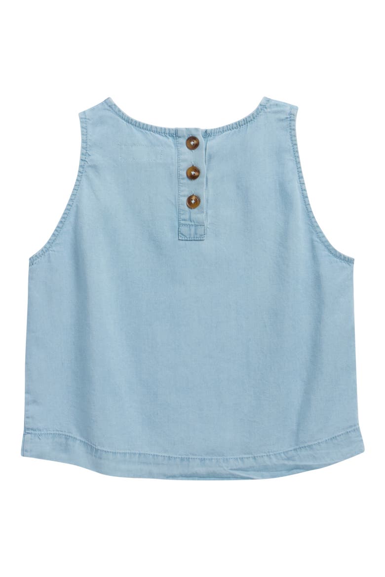 Kids' A-Line Sleeveless Top, Alternate, color, LITE INDIGO