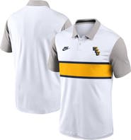 Nike Men's Nike White/Gray West Virginia Mountaineers Athletic Prep Legacy Logo Vapor Performance Polo