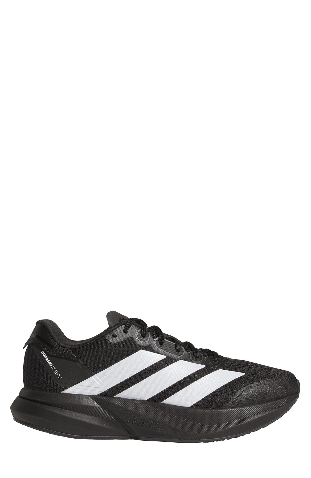 adidas Duramo Speed 2 Sneaker, Alternate, color, Core Black/ Ftwr White/ Carbon