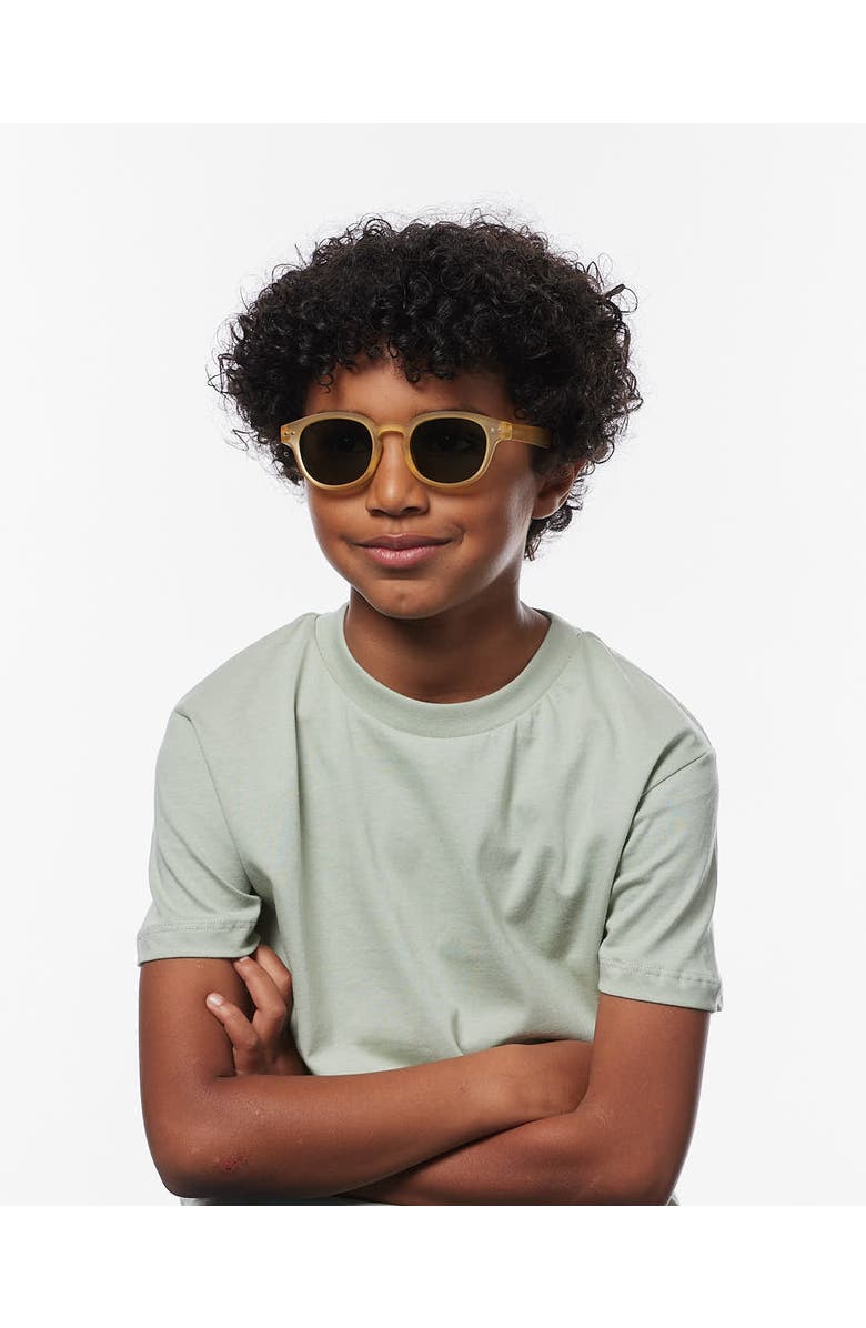 IZIPIZI #C 41mm Square Sunglasses, Alternate, color, Yellow Honey