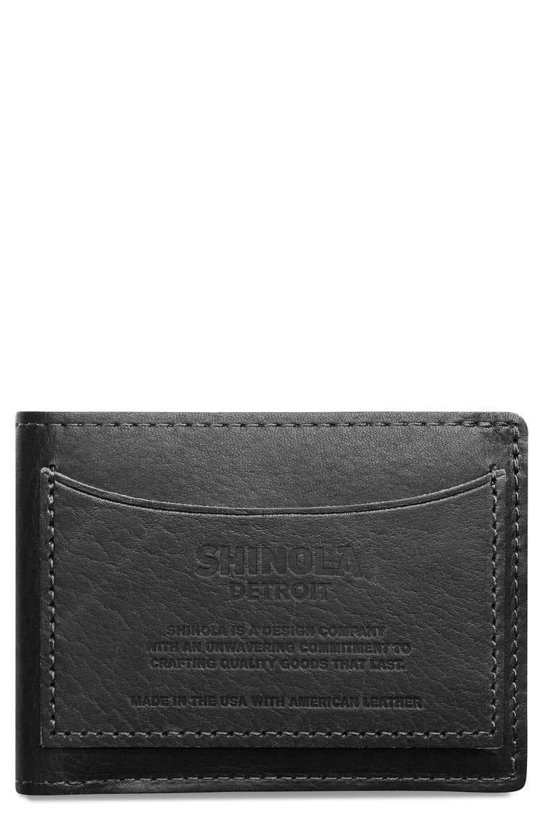 Shinola Pocket Bifold Wallet, Main, color,