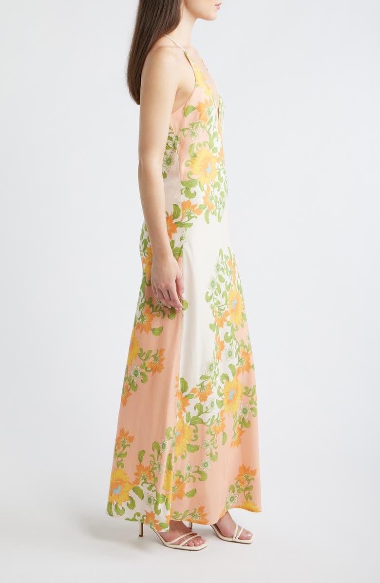 Petal & Pup Haruki Floral Racerback Maxi Dress, Alternate, color,