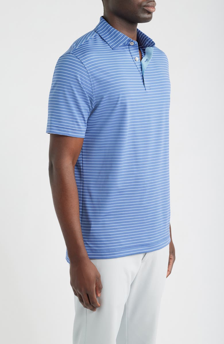 Peter Millar Winston Summer Comfort Performance Jersey Polo, Alternate, color, Bali Blue