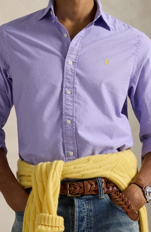 Polo Ralph Lauren Classic Oxford Button-down Shirt In Pink